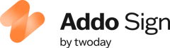 Addo Sign by twoday logo - black